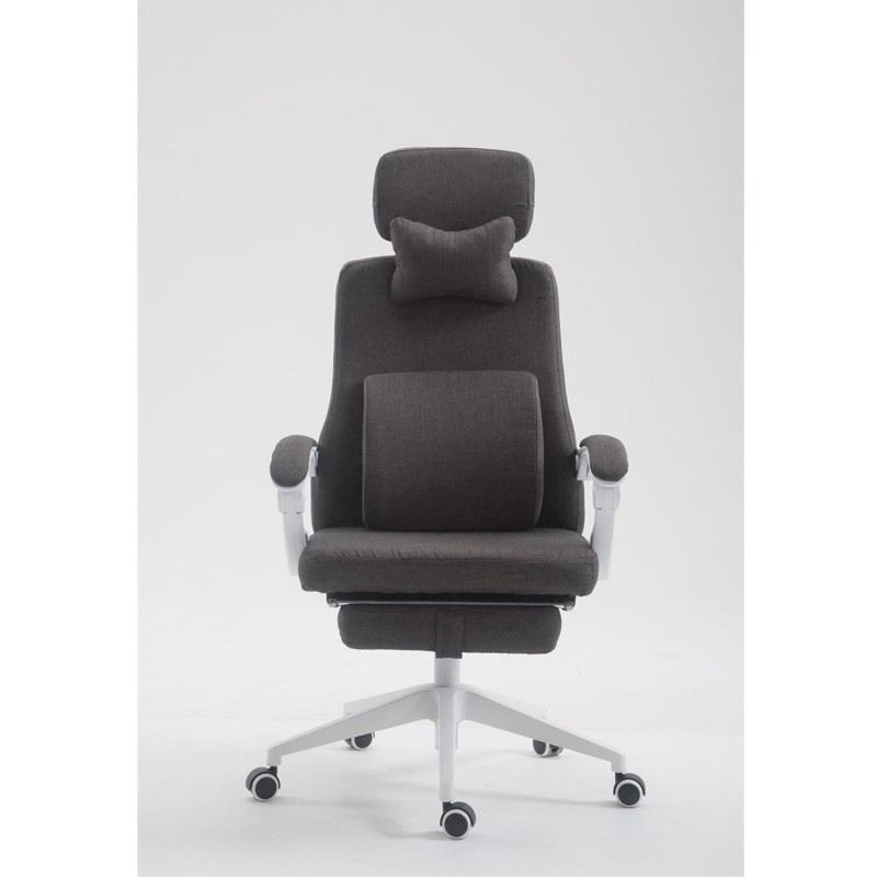 Sillón de Oficina ADRIANO, Reposapiés Extensible, color Negro
