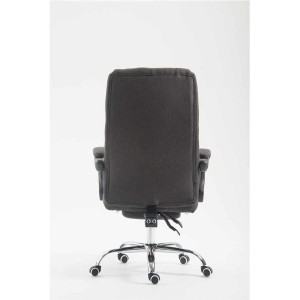 Sillón de Oficina BENETY TELA, Reposapiés Extensible, color Negro