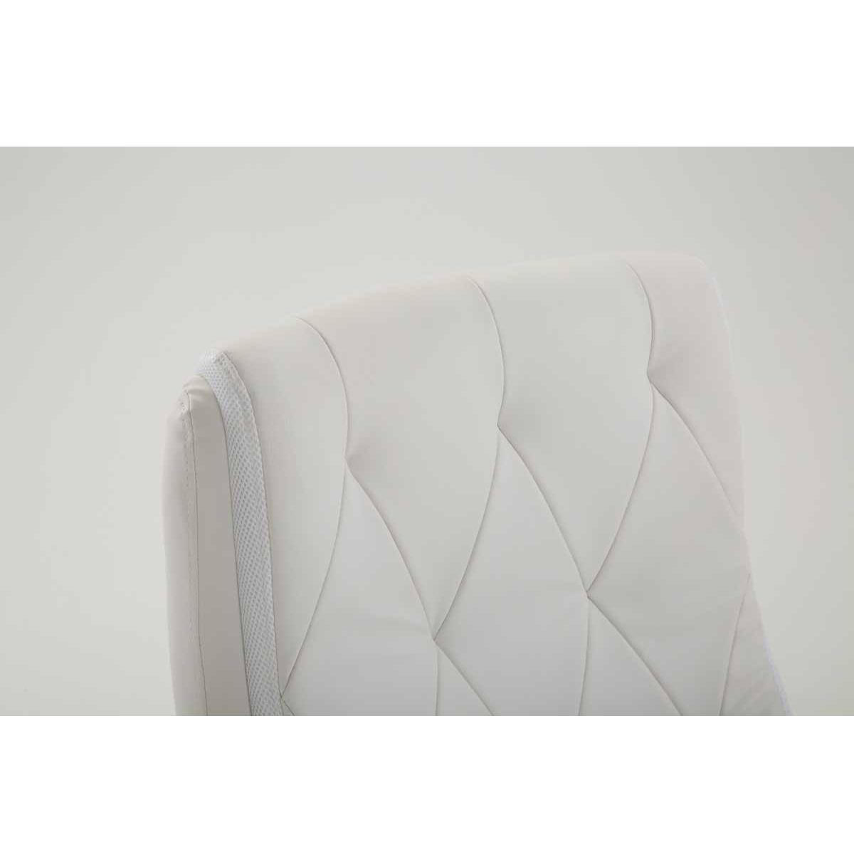 Sillón de Oficina BENETY, Reposapiés Extensible, Gran Acolchado, en Piel color Negro