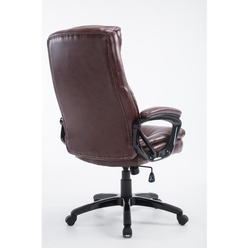 Sillón de Oficina TOMPA, Resistente hasta 150 kg, Gran acolchado, color Negro