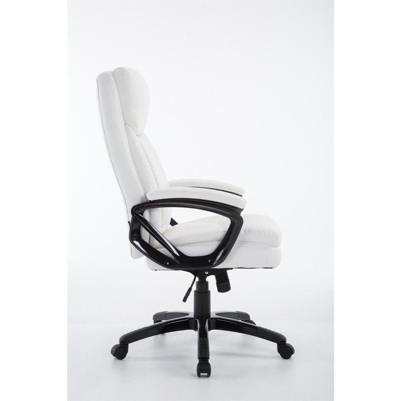 Sillón de Oficina TOMPA, Resistente hasta 150 kg, Gran acolchado, color Negro