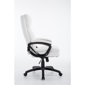 Sillón de Oficina TOMPA, Resistente hasta 150 kg, Gran acolchado, color Negro