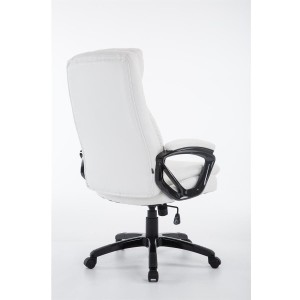 Sillón de Oficina TOMPA, Resistente hasta 150 kg, Gran acolchado, color Negro