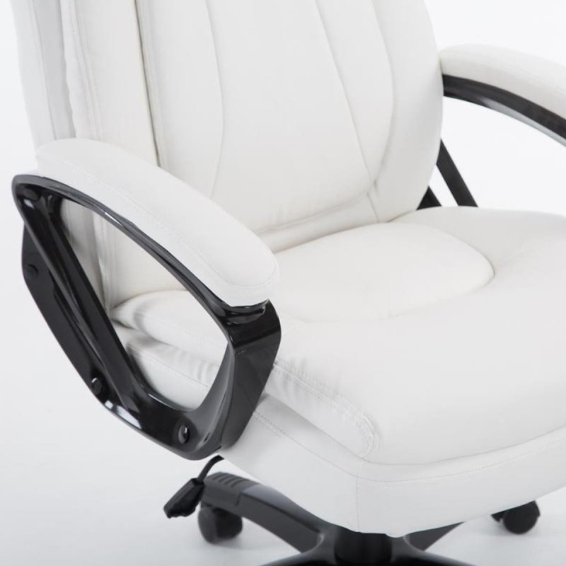 Sillón de Oficina TOMPA, Resistente hasta 150 kg, Gran acolchado, color Negro
