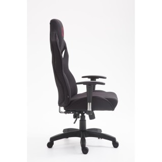 Silla Gaming HAMIL en tela color negro 2