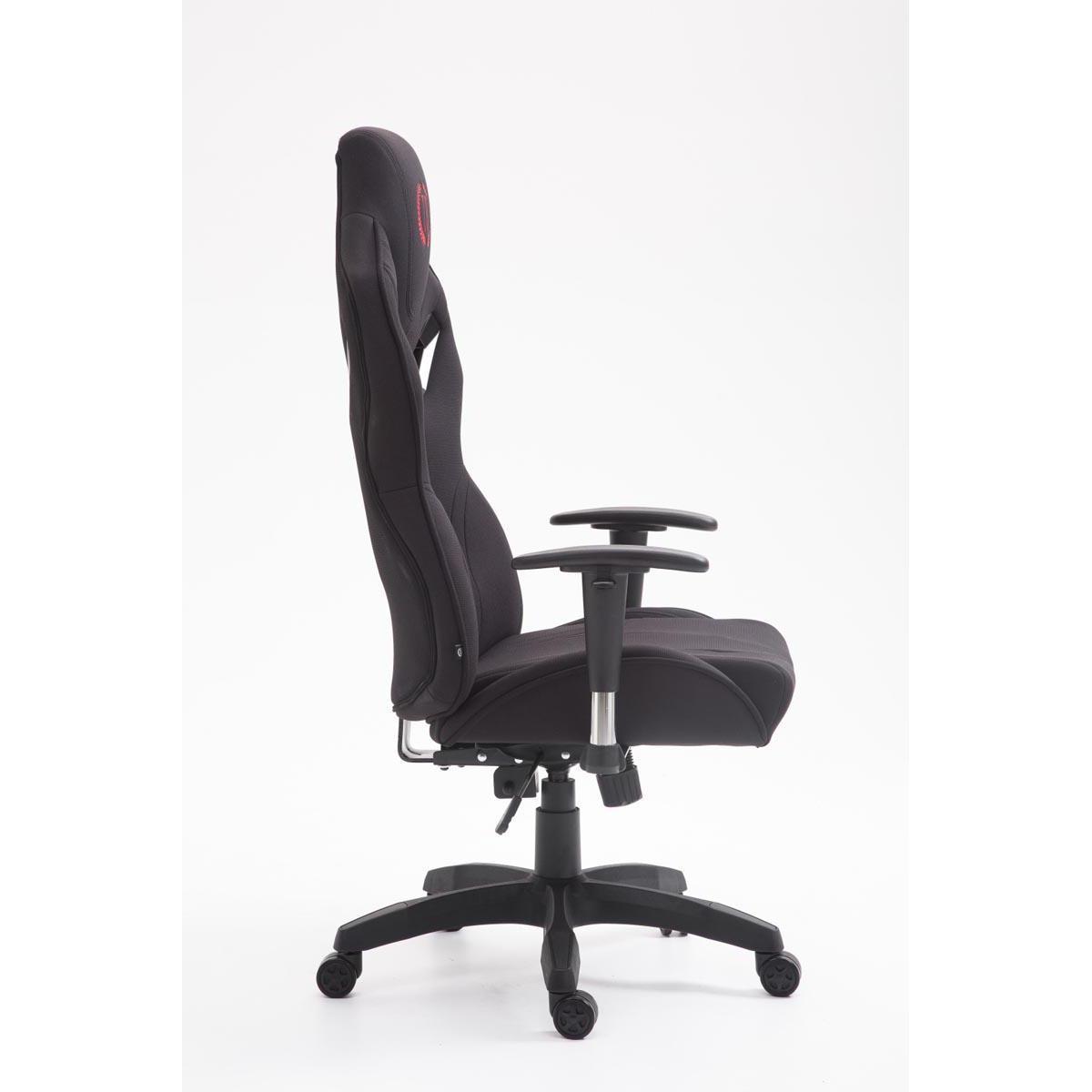 Silla de Oficina HAMIL, diseño ergonómico, en tela, color negro
