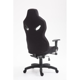Silla Gaming HAMIL en tela color negro 2