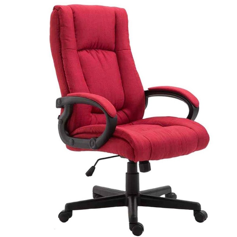Silla de oficina NINA, diseño resistente, en tela, color negro