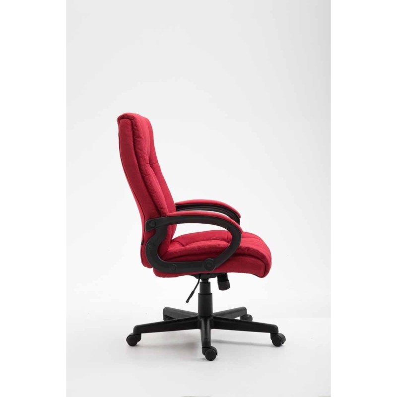 Silla de oficina NINA, diseño resistente, en tela, color negro