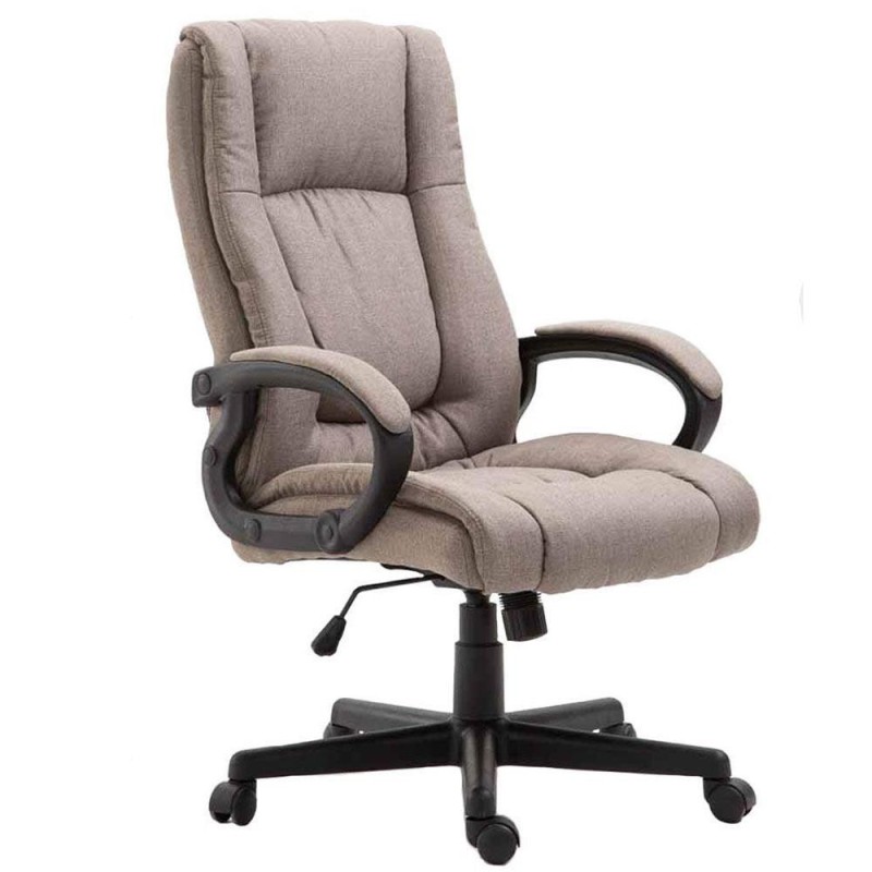 Silla de oficina NINA, diseño resistente, en tela, color negro
