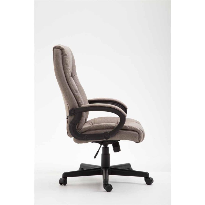 Silla de oficina NINA, diseño resistente, en tela, color negro