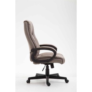 Silla de oficina NINA, diseño resistente, en tela, color negro