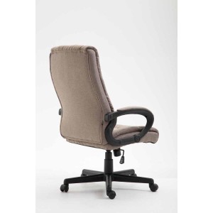 Silla de oficina NINA, diseño resistente, en tela, color negro
