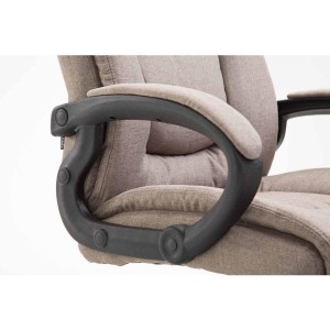 Silla de oficina NINA, diseño resistente, en tela, color negro