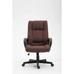 Silla de oficina NINA, diseño resistente, en tela, color negro