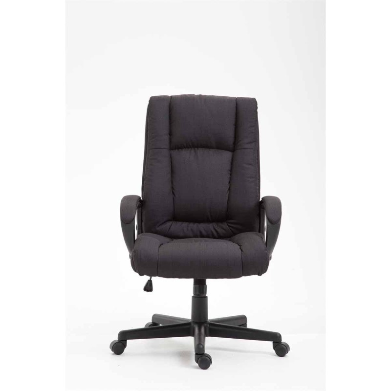 Silla de oficina NINA, diseño resistente, en tela, color negro