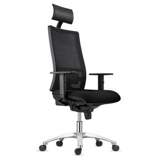 Silla Ergonómica MARSA, homologada 8h, negro