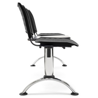 Bancada 2 asientos y mesa ELVA, negro 2