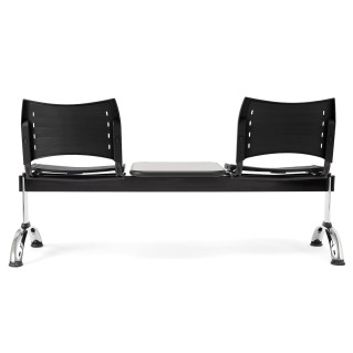 Bancada 2 asientos y mesa ELVA, negro 2