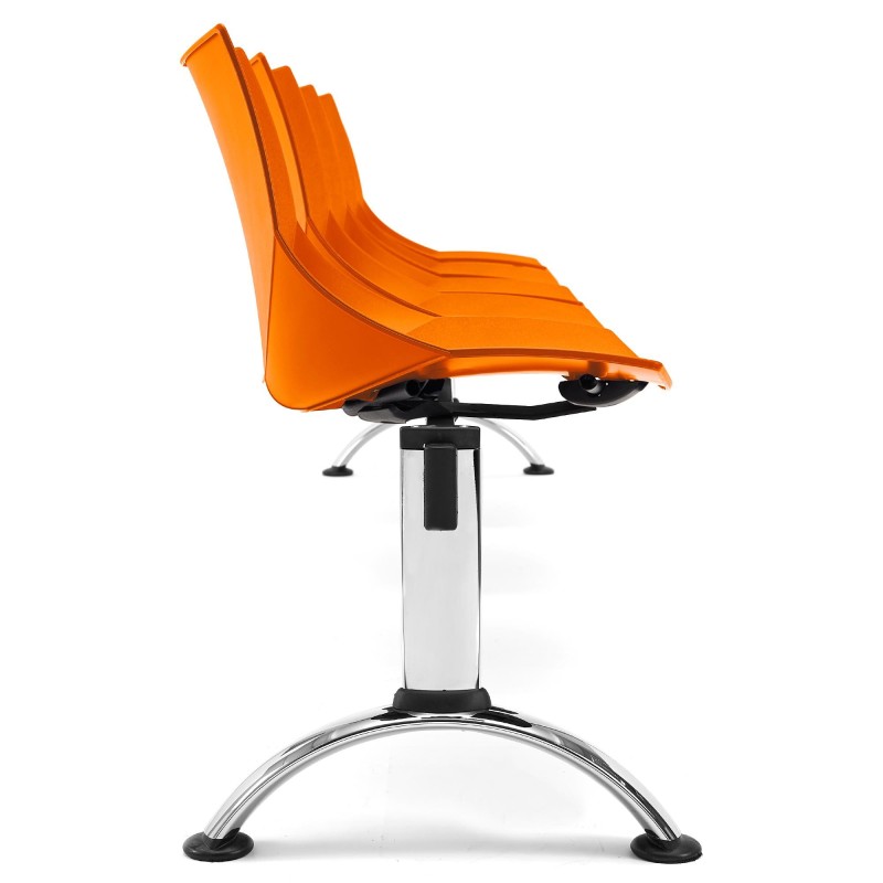 Bancada para recepción 5 asientos AMIR, negro