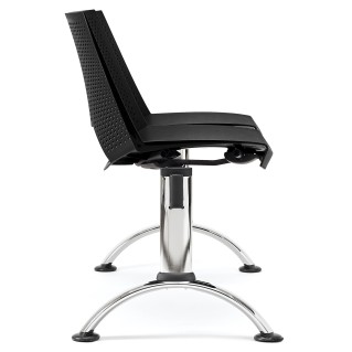 Bancada para sala de espera 2 asientos ENZO, negro 2