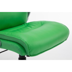 Sillón de oficina CRISTIANO, Gran Acolchado, Mecanismo Basculante, Uso diario 8h, En Negro
