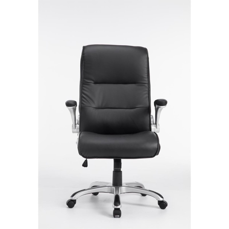 Sillón de oficina CRISTIANO, Gran Acolchado, Mecanismo Basculante, Uso diario 8h, En Negro