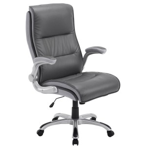 Sillón de oficina CRISTIANO, Gran Acolchado, Mecanismo Basculante, Uso diario 8h, En Negro