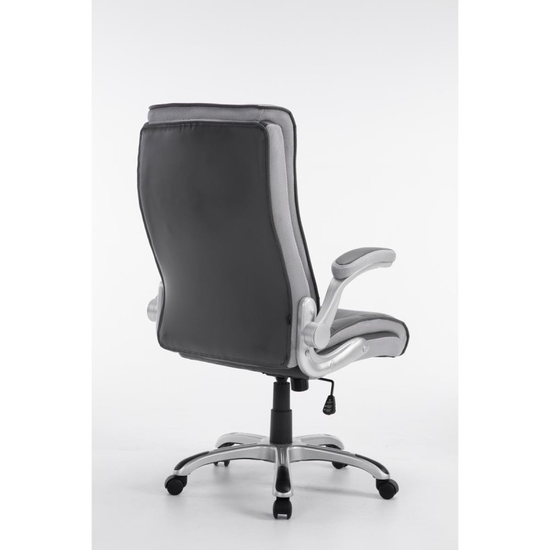 Sillón de oficina CRISTIANO, Gran Acolchado, Mecanismo Basculante, Uso diario 8h, En Negro