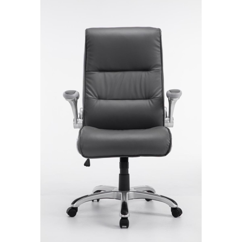 Sillón de oficina CRISTIANO, Gran Acolchado, Mecanismo Basculante, Uso diario 8h, En Negro