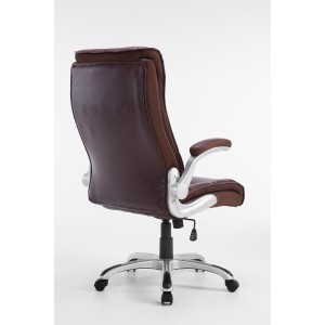 Sillón de oficina CRISTIANO, Gran Acolchado, Mecanismo Basculante, Uso diario 8h, En Negro