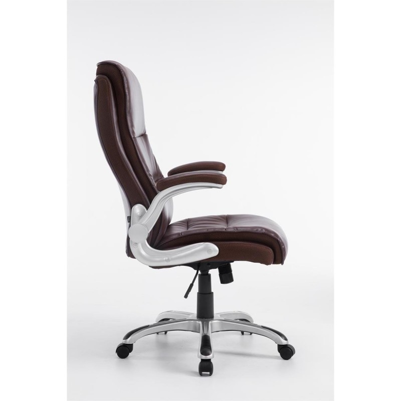 Sillón de oficina CRISTIANO, Gran Acolchado, Mecanismo Basculante, Uso diario 8h, En Negro
