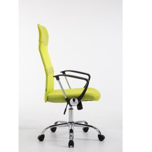 Silla de Oficina ASPEN XL, Malla Transpirable, Asiento acolchado, Hasta 150 Kg, Color Rojo