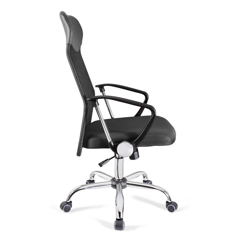 Silla de Oficina ASPEN XL, Malla Transpirable, Asiento acolchado, Hasta 150 Kg, Color Rojo