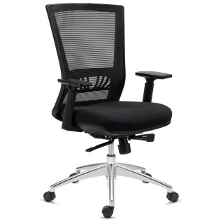Silla de Oficina MAGNUM, soporte lumbar, en negro