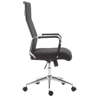Silla de Oficina KOLMU TELA, base de metal, en negro 2