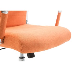Silla de Oficina KOLMU TELA, base de metal, en negro