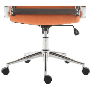Silla de Oficina KOLMU TELA, base de metal, en negro