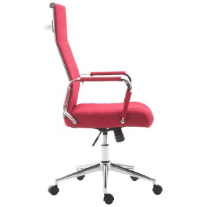 Silla de Oficina KOLMU TELA, base de metal, en negro