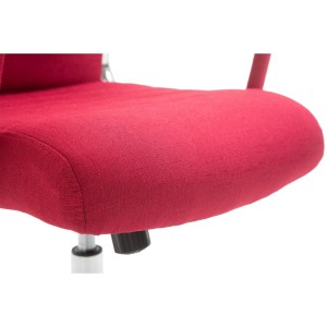 Silla de Oficina KOLMU TELA, base de metal, en negro