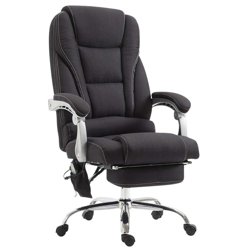 Sillón de Oficina COMODITY MASAJE TELA, función mansaje, en tela negro