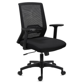 Silla de Oficina MIAMI, soporte lumbar, negro