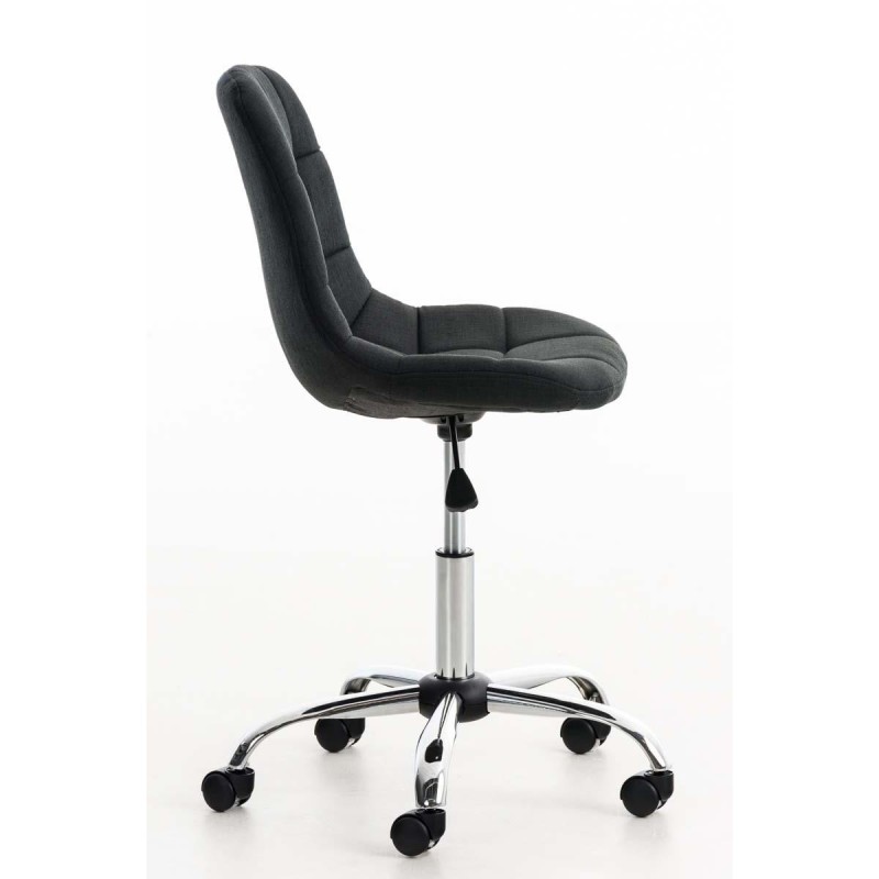Silla de oficina EMILY en tela negra
