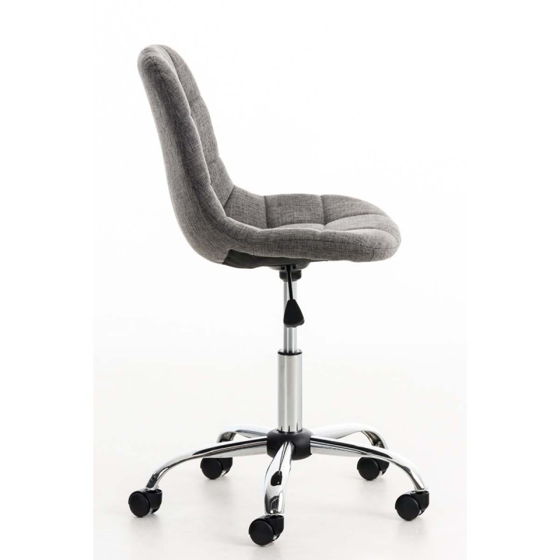Silla de oficina EMILY en tela negra