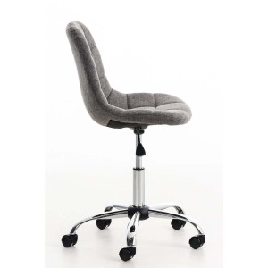 Silla de oficina EMILY en tela negra
