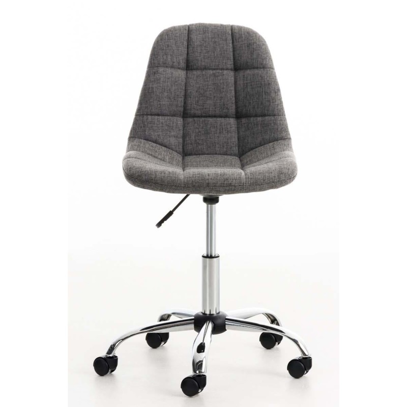 Silla de oficina EMILY en tela negra