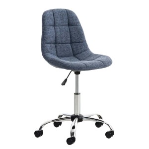 Silla de oficina EMILY en tela negra