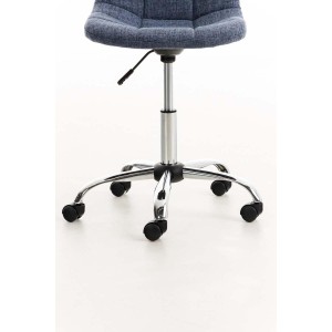 Silla de oficina EMILY en tela negra