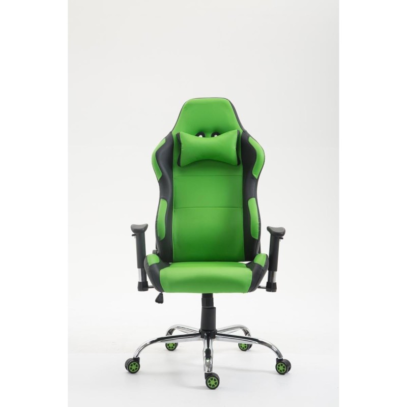 Silla Gaming ROSBY, Diseño Deportivo y Gran Comodidad, en Piel, Color Negro