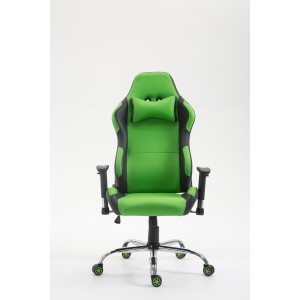 Silla Gaming ROSBY, Diseño Deportivo y Gran Comodidad, en Piel, Color Negro